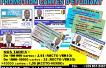 Promotion carte d'étudiant mediacongo